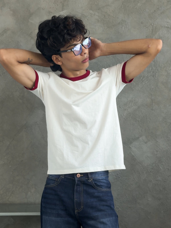 VINTAGE CHERRY RINGER TEE