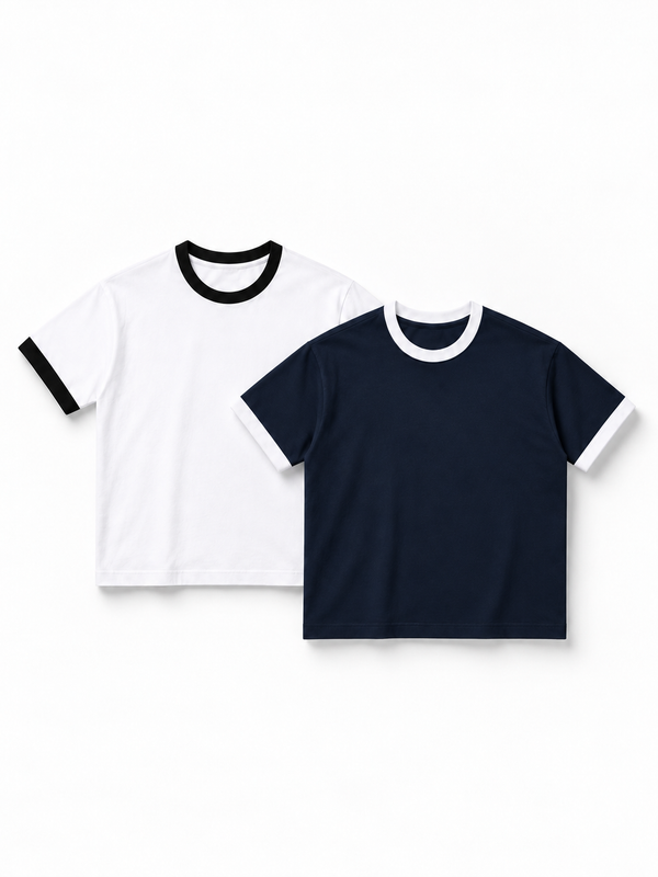 BLUE & WHITE RINGER COMBO