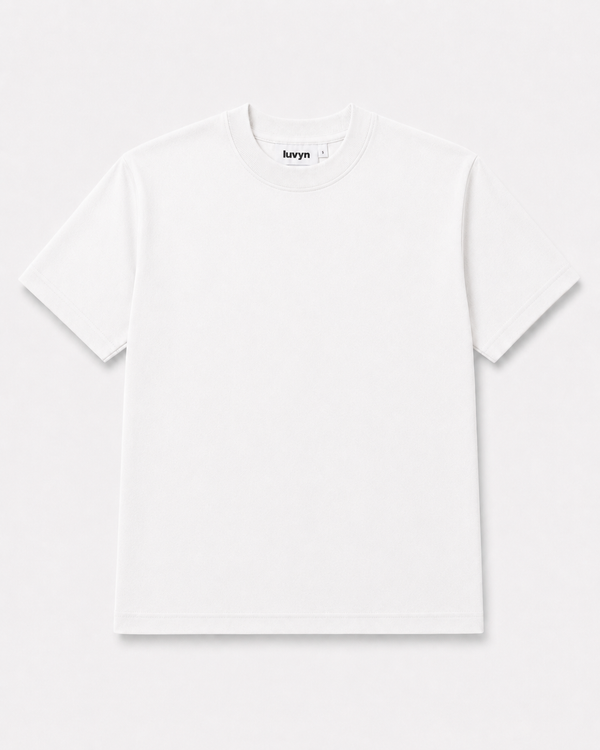 White Essential Tee