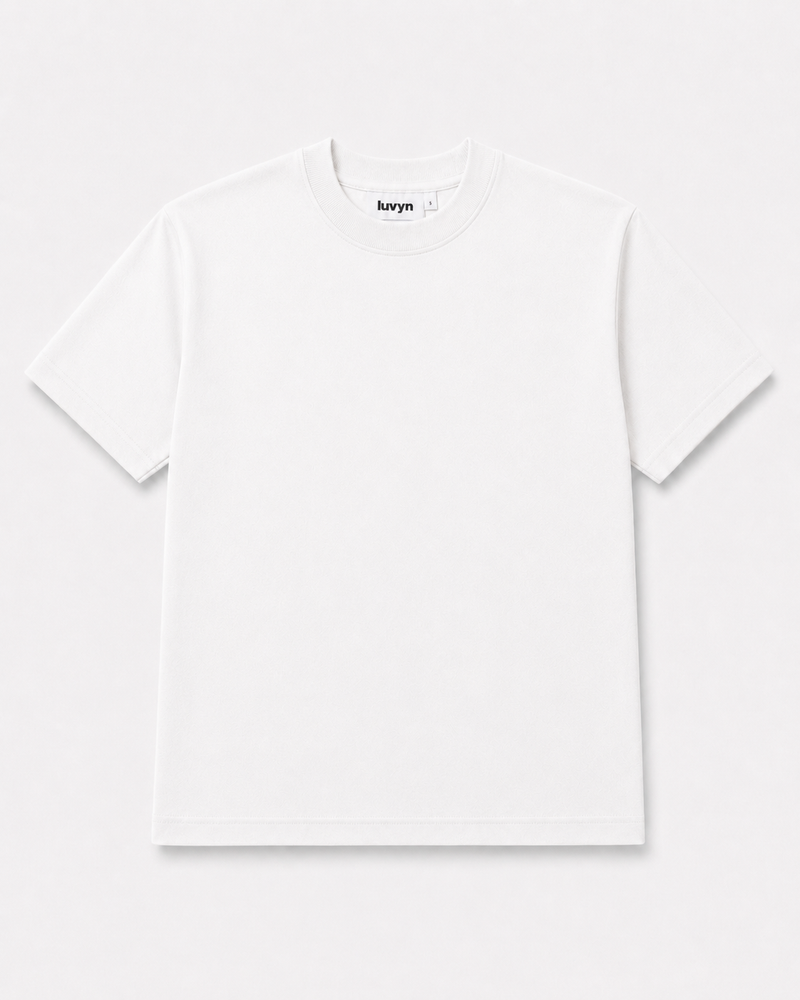 White Essential Tee