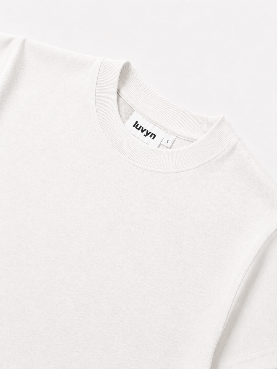 White Essential Tee