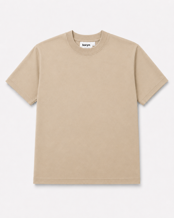 BEIGE ESSENTIAL TEE