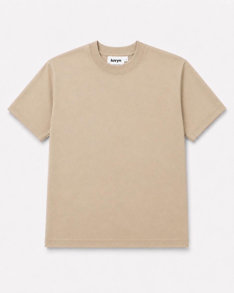 BEIGE ESSENTIAL TEE