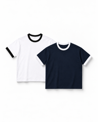 BLUE & WHITE RINGER COMBO
