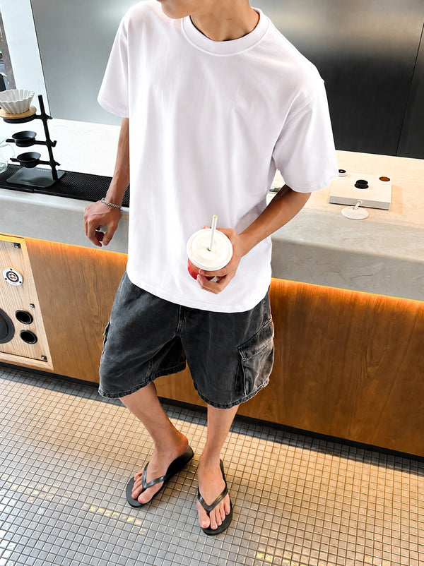 White Essential Tee