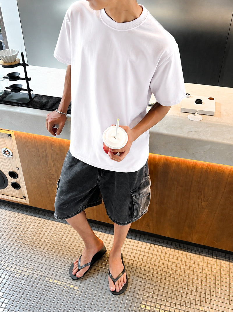 White Essential Tee