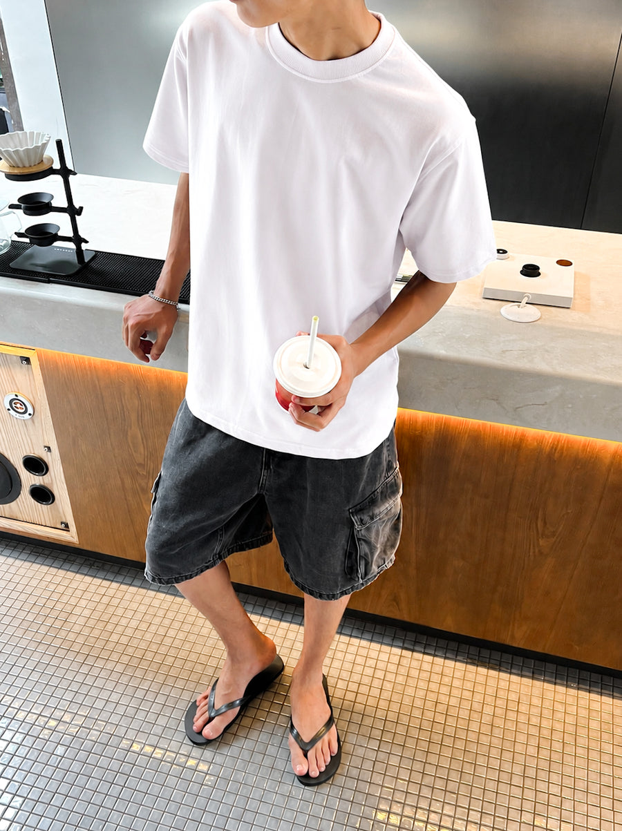 White Essential Tee