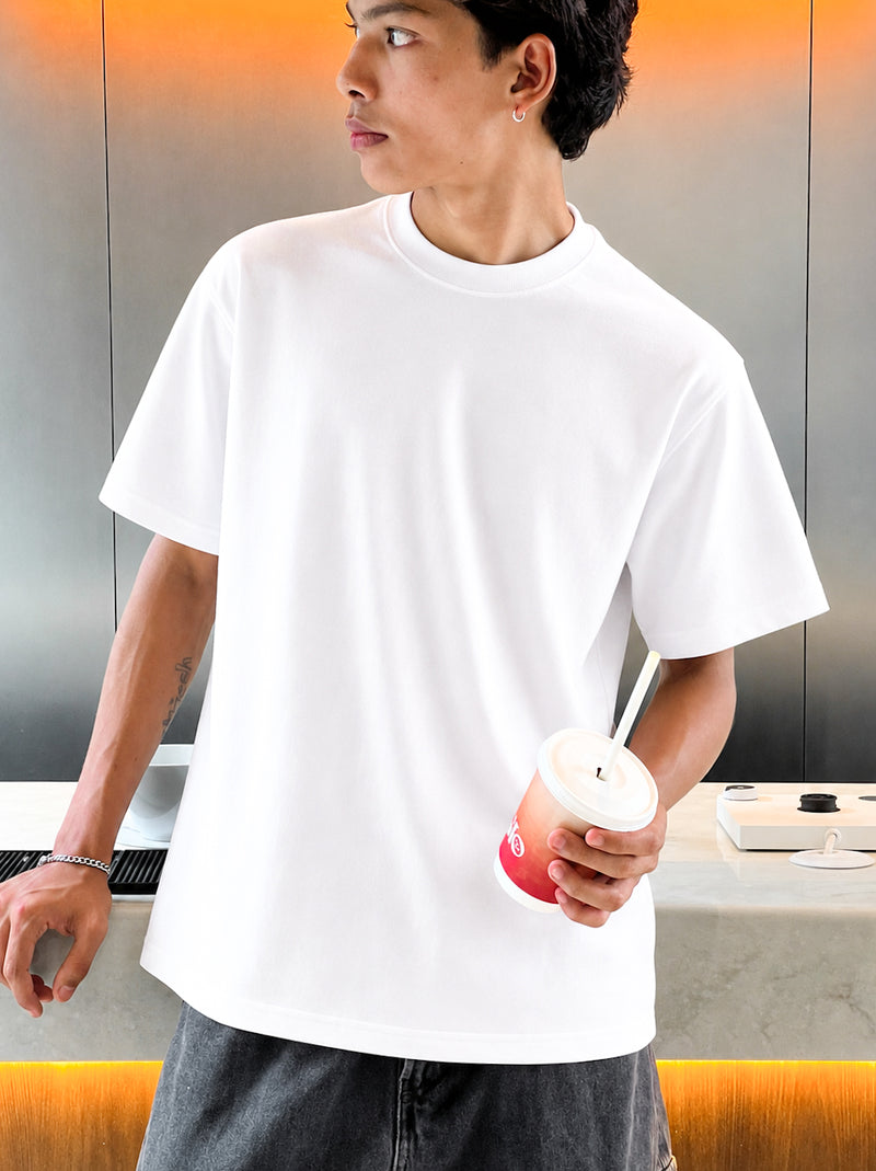 White Essential Tee