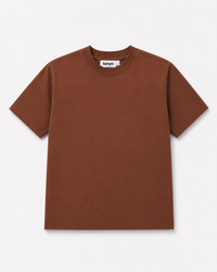BROWN ESSENTIAL TEE