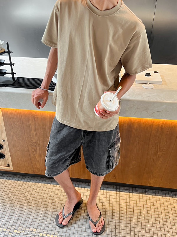 BEIGE ESSENTIAL TEE