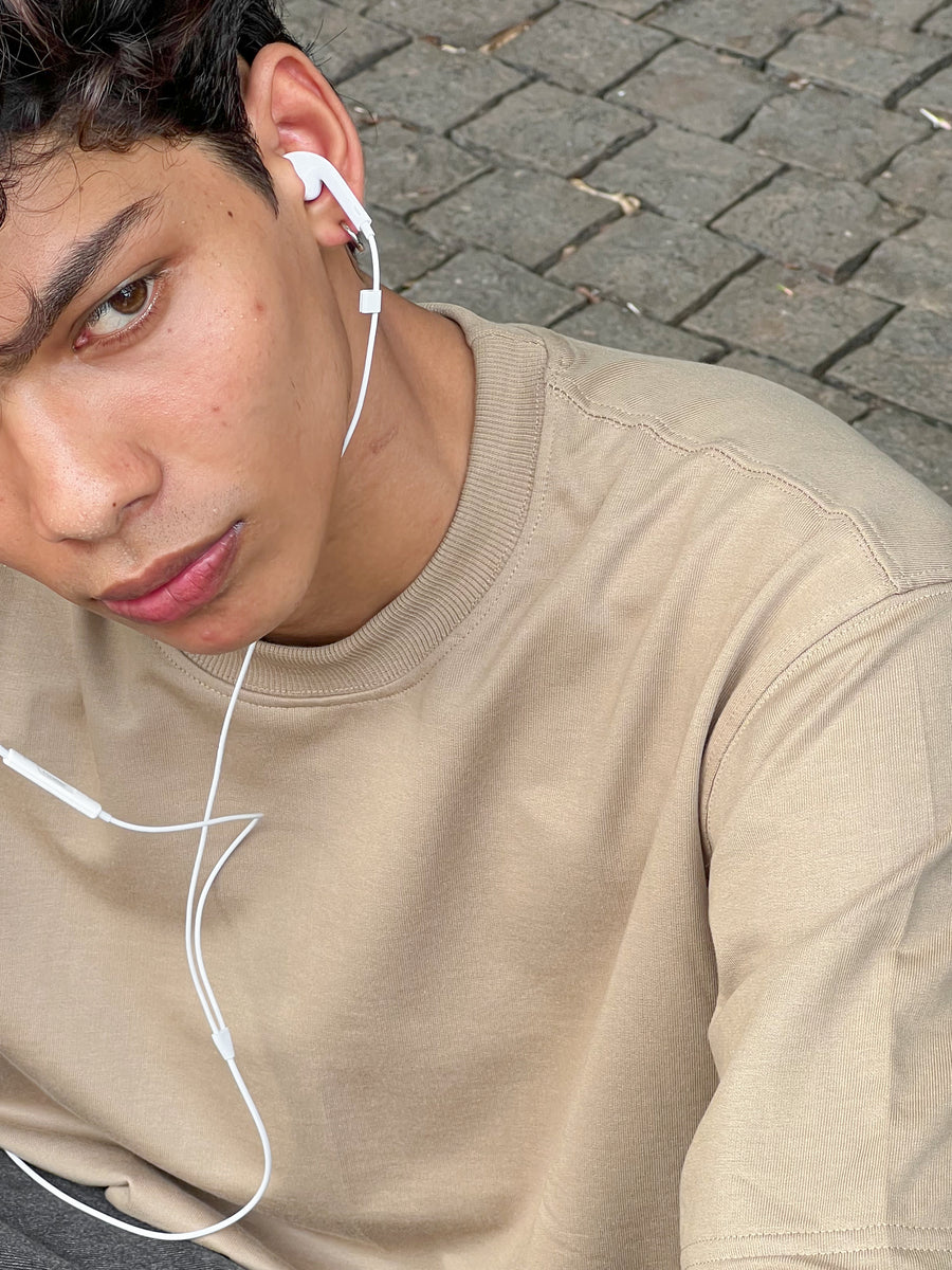 BEIGE ESSENTIAL TEE