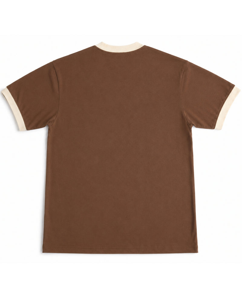 Mousse & Cream Ringer tee Back Design